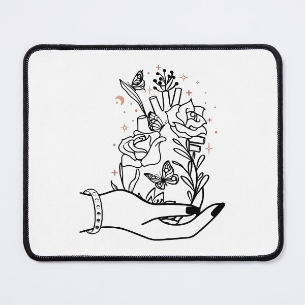 Item preview, Hand holding Floral Heart Anatomy designed and sold by 397HOUSE Your happy time.