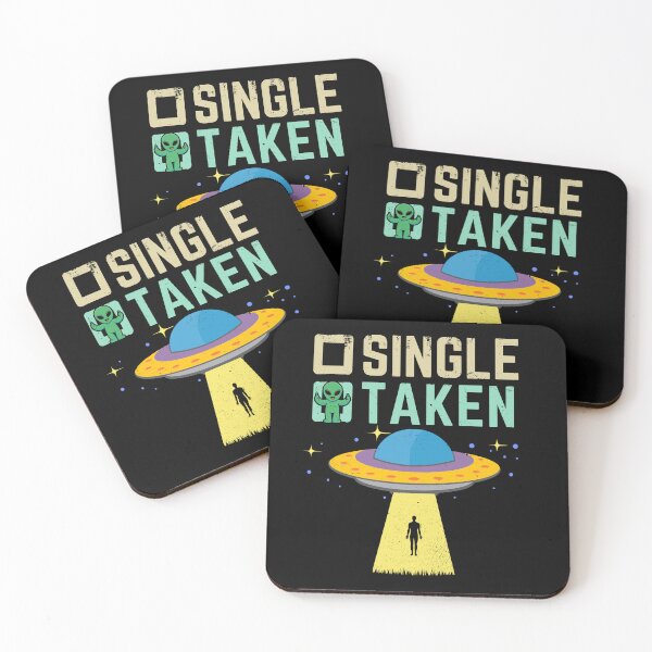 Item preview, Single or Taken Alien Abduction Valentine's Day designed and sold by OtillieArt.