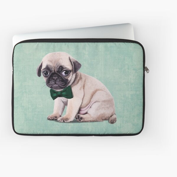 Angry Pug Laptop Sleeve