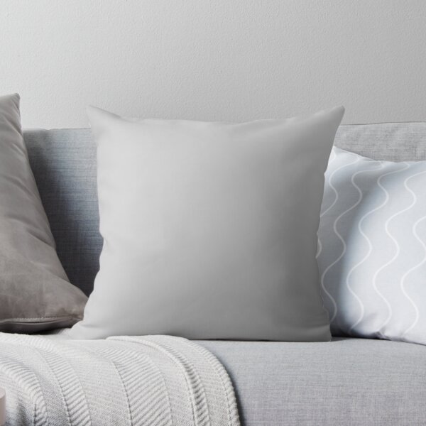 STEEL - Plain Color iPhone Case and Other Prints Throw Pillow