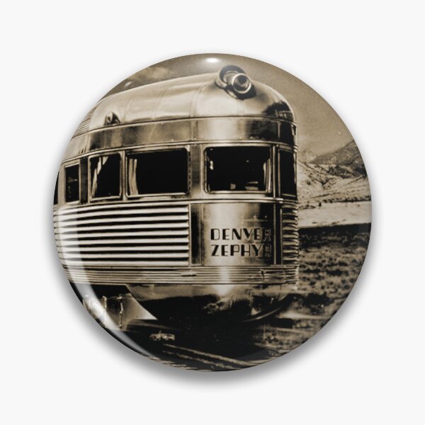 Item preview, Denver Zephyr Diesel Locomotive Train Railroad Railway designed and sold by TheTrainRoom.