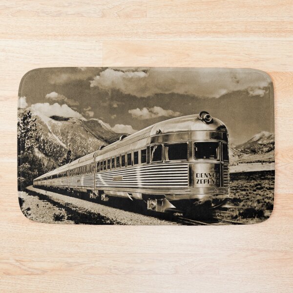 Item preview, Denver Zephyr Diesel Locomotive Train Railroad Railway designed and sold by TheTrainRoom.