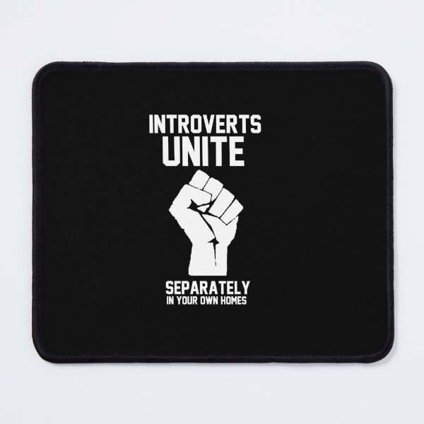 Item preview, Introverts unite separately in your own homes  designed and sold by margieu2lwen.