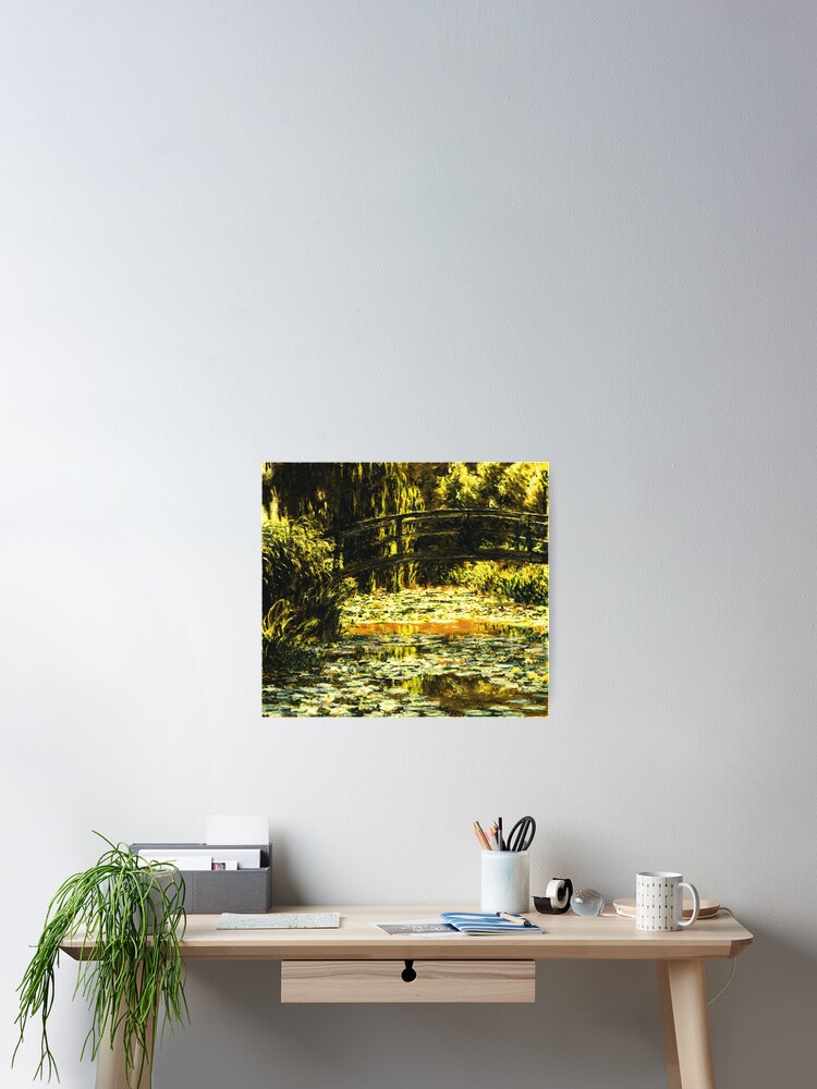 Poster Monet - Nénuphars - Décoration Murale Classique - Format 20,3 X 25,4 Cm Sans Cadre