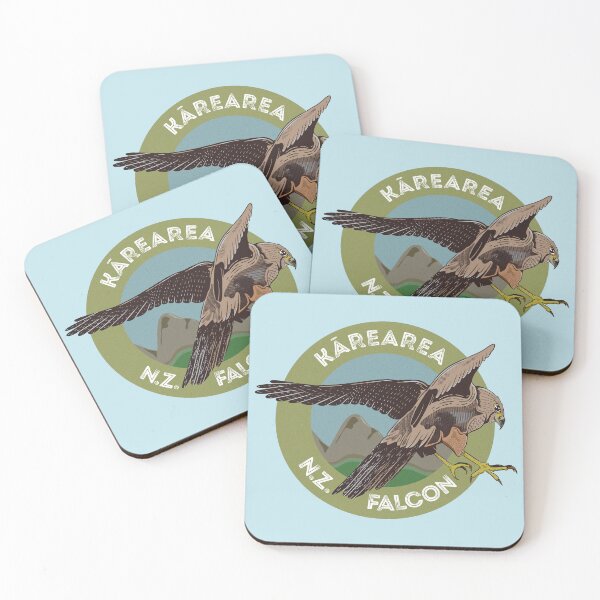 Item preview, New Zealand Falcon KAREAKAREA designed and sold by piedaydesigns.
