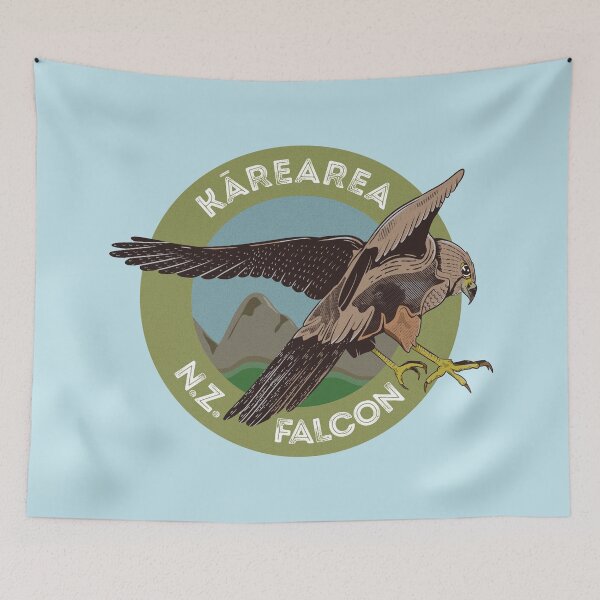 Item preview, New Zealand Falcon KAREAKAREA designed and sold by piedaydesigns.