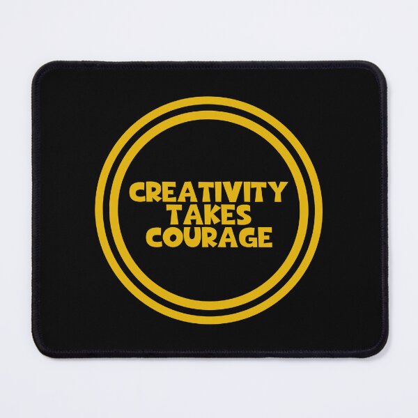 Item preview, Creativity Takes Courage - Henri Matisse Quotes designed and sold by JourneyCreative.