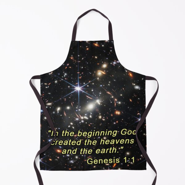 Item preview, JWST - Deepest Infrared Image - Bible Verse - Genesis 1:1 designed and sold by DEL-Productions.