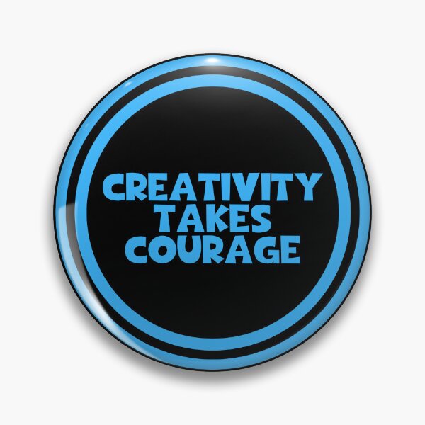 Item preview, Creativity Takes Courage - Henri Matisse Quotes - Artist designed and sold by JourneyCreative.