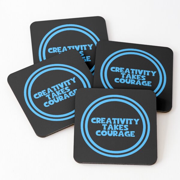 Item preview, Creativity Takes Courage - Henri Matisse Quotes - Artist designed and sold by JourneyCreative.