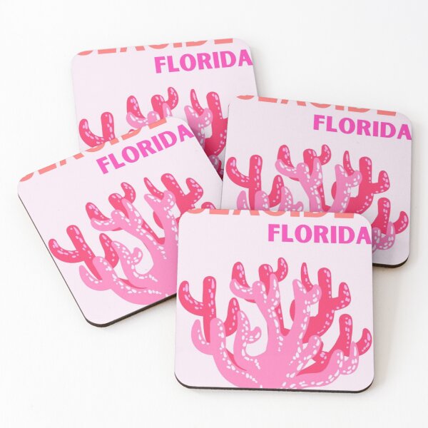 Item preview, Pink Seaside Florida Coral Print designed and sold by UpFreeze.