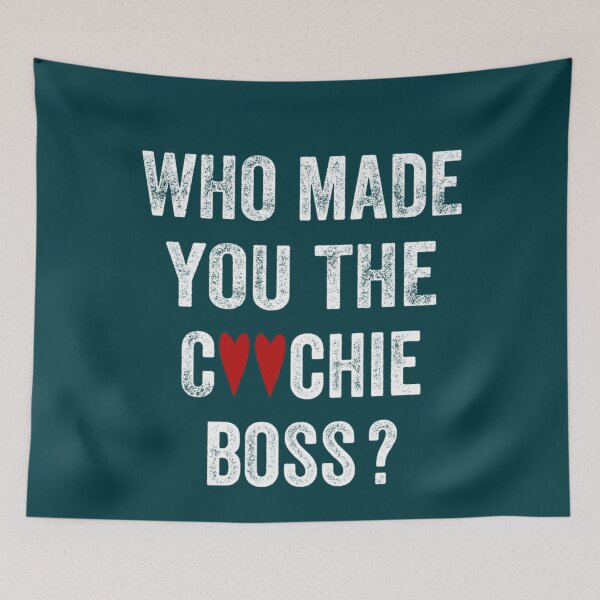 Item preview, Who Made You The Coochie Boss  s  Mask  Mug     designed and sold by KaithyMaestas.