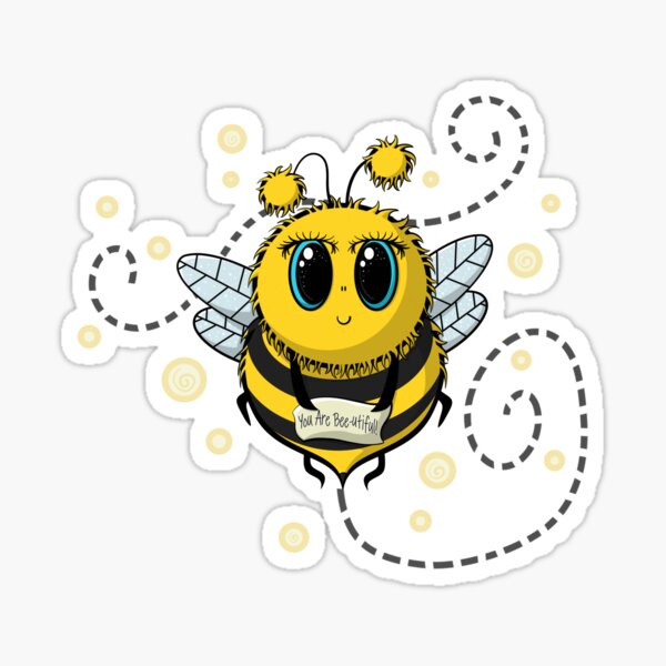 Cartoon Bee Stickers