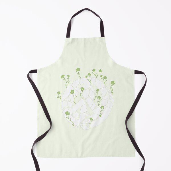 Item preview, Overgrown Ruined Peace Symbol White and Green designed and sold by everything4eva.