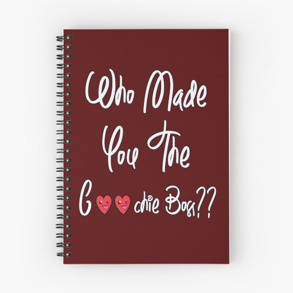 Item preview, Who made you the coochie boss Funny Fitted V-Neck   designed and sold by KaithyMaestas.