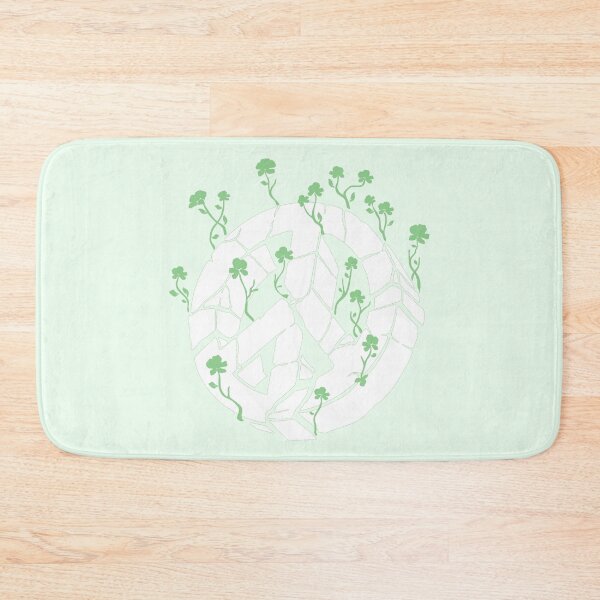 Item preview, Overgrown Ruined Peace Symbol White and Green designed and sold by everything4eva.