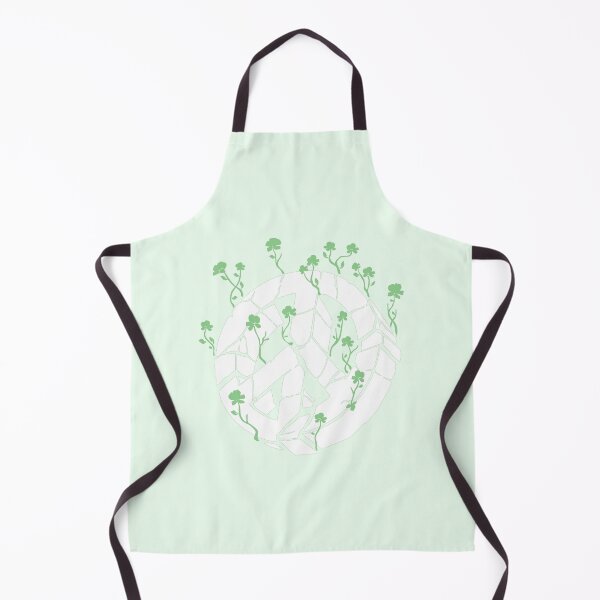 Item preview, Overgrown Ruined Peace Symbol White and Green designed and sold by everything4eva.