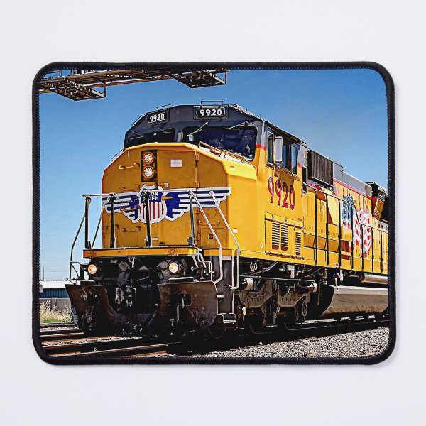 Item preview, Yellow Diesel Locomotive 9920 Train Railroad Railway designed and sold by TheTrainRoom.
