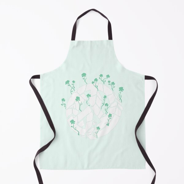 Item preview, Overgrown Ruined Peace Symbol White and Teal designed and sold by everything4eva.