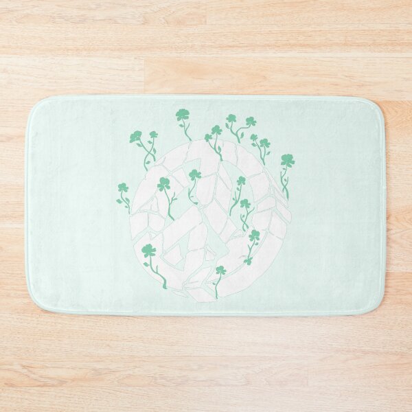 Item preview, Overgrown Ruined Peace Symbol White and Teal designed and sold by everything4eva.