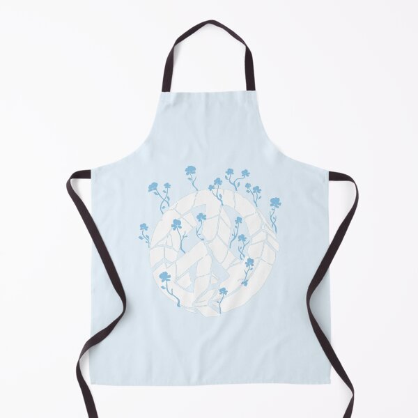 Item preview, Overgrown Ruined Peace Symbol White and Blue designed and sold by everything4eva.