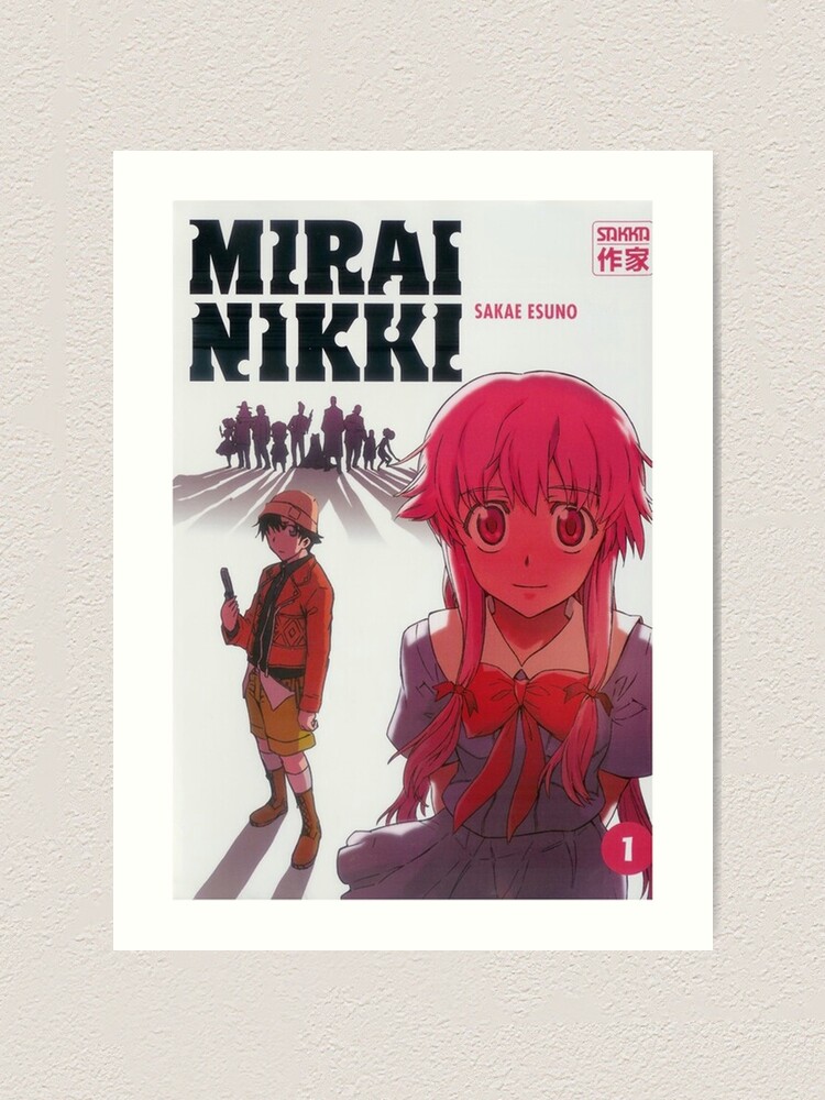 Mirai Nikki characters Poster by ArtAndDesignA