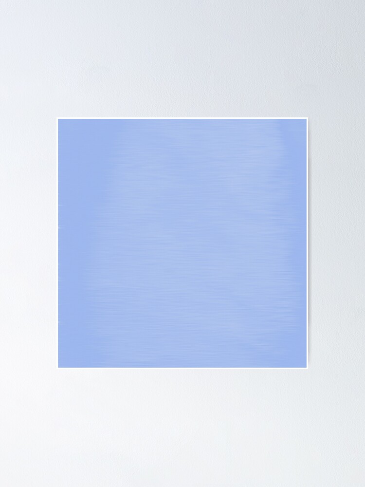 "Alice Blue Streaky Hand Painted Watercolor" Poster by podartist