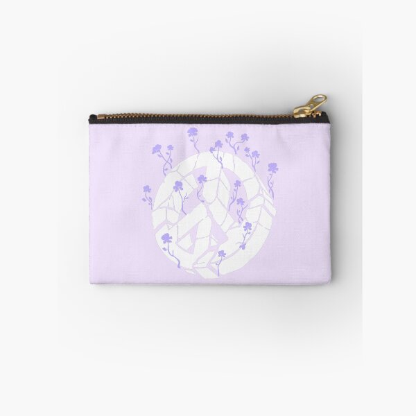 Item preview, Overgrown Ruined Peace Symbol White and Purple designed and sold by everything4eva.
