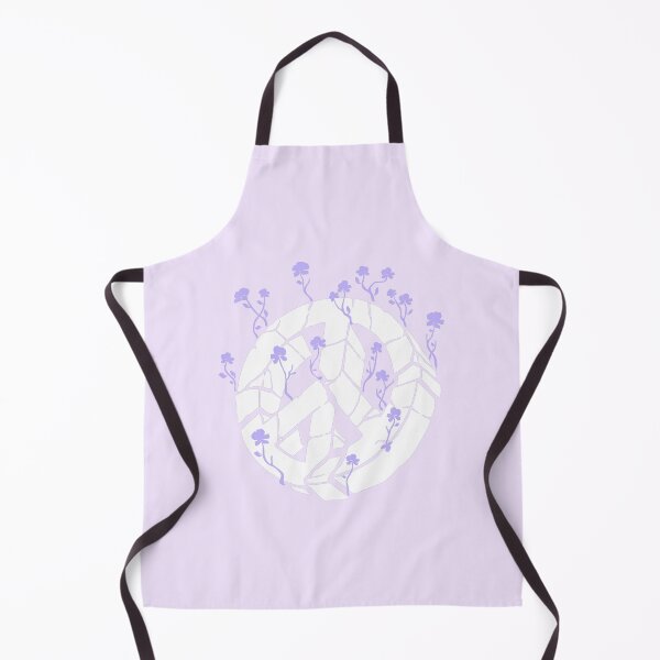 Item preview, Overgrown Ruined Peace Symbol White and Purple designed and sold by everything4eva.
