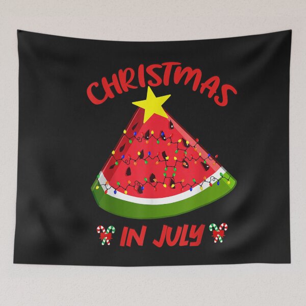 Artikelvorschau, Watermelon Christmas Tree Christmas In July Summer Vacation T-Shirt entworfen und verkauft von Persson-Brydson.