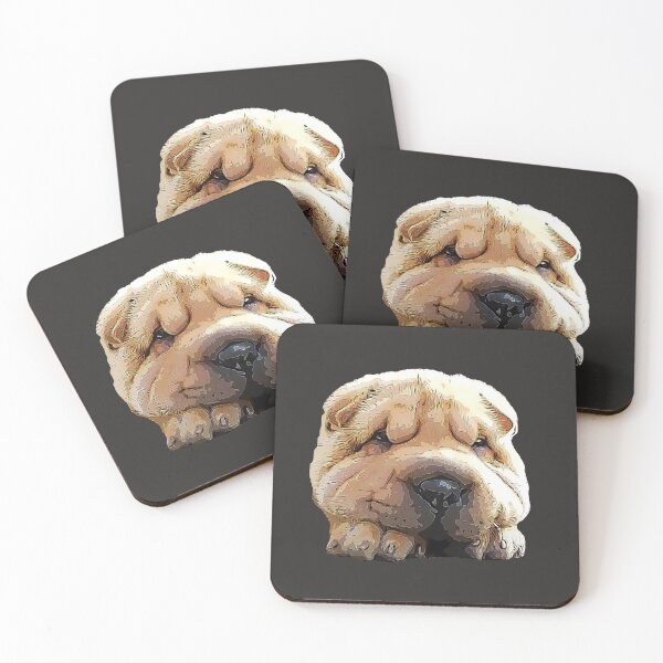 Item preview, Shar Pei Cute Puppy Paws designed and sold by ElegantCat.