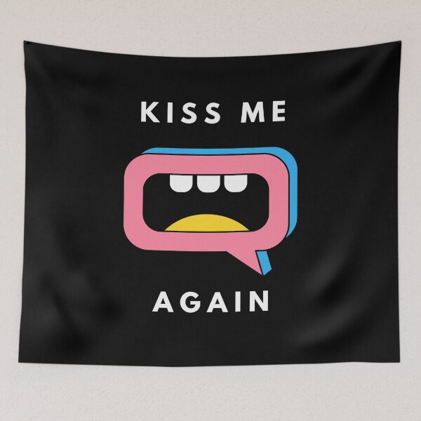 Item preview, KISS ME AGAIN | Funny Trending Quote designed and sold by YourMinimalist-.