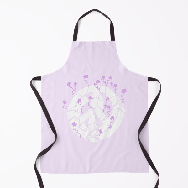 Item preview, Overgrown Ruined Peace Symbol White and Purple designed and sold by everything4eva.