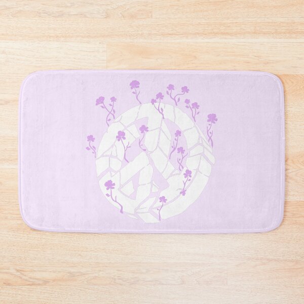 Item preview, Overgrown Ruined Peace Symbol White and Purple designed and sold by everything4eva.