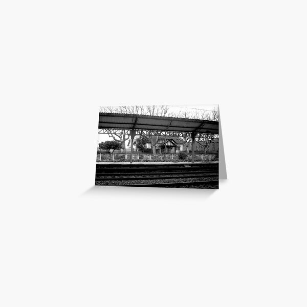 Dark rails II Greeting Card