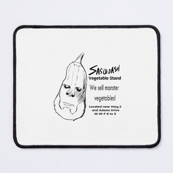 Item preview, Sasquash Vegetable Stand White Background designed and sold by Thegreatnerd.