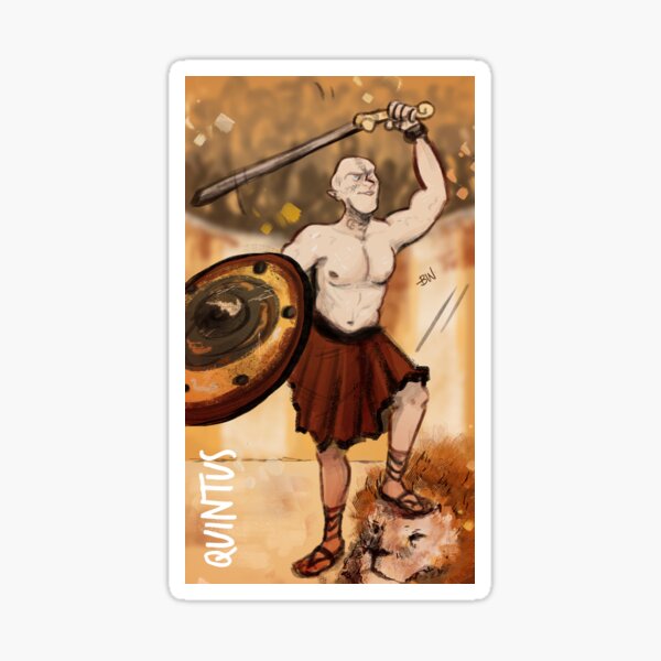 Quintus in Rome Sticker