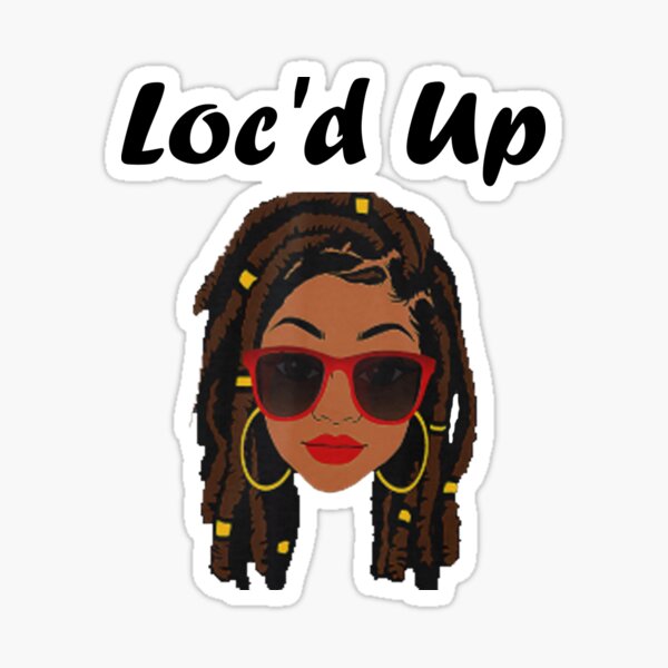 Aperçu de l'œuvre Locs drôles pour les femmes Cool Locd Up Dreadlocks Girl créée et vendue par Artsy Aura ⭐⭐⭐⭐⭐  .