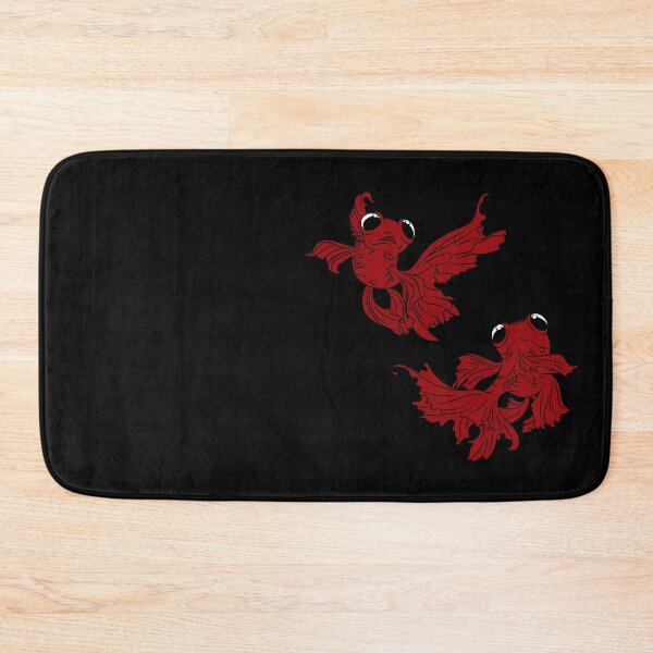 Item preview, red goldfish line art illustration designed and sold by euise.