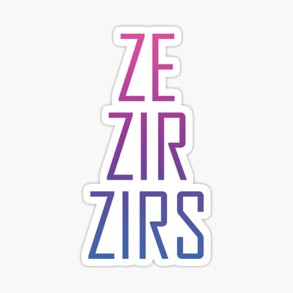 Ze Zir Bi Pride Sticker
