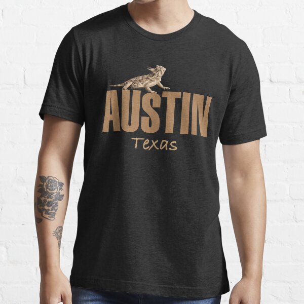 "Austin Texas Horned Toad Design" Tshirt for Sale by Futurebeachbum
