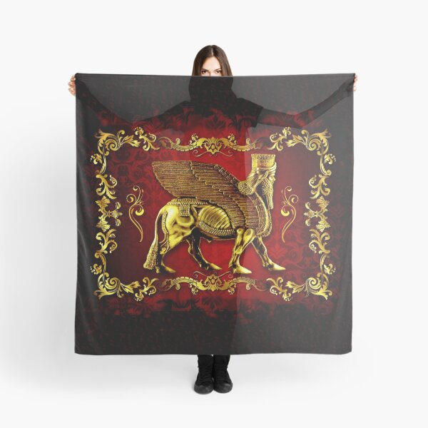 Item preview, Assyrian LAMASSU ( WInged Bull) designed and sold by doniainart.