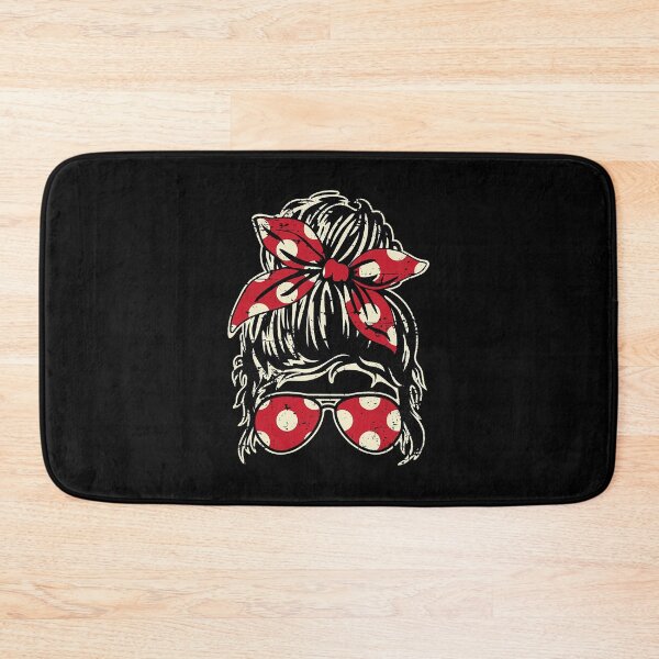 Item preview, Messy Hair Bun With Bandana Ribbon And Sunglasses designed and sold by nwaja-art.