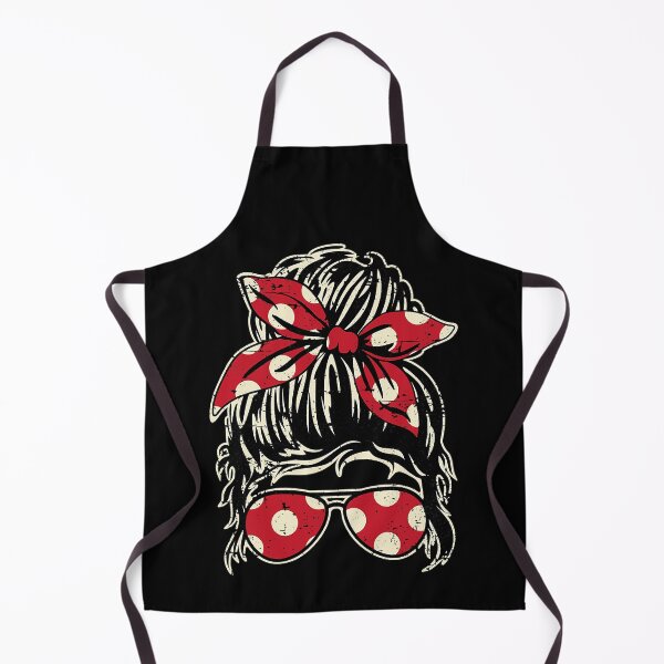 Item preview, Messy Hair Bun With Bandana Ribbon And Sunglasses designed and sold by nwaja-art.