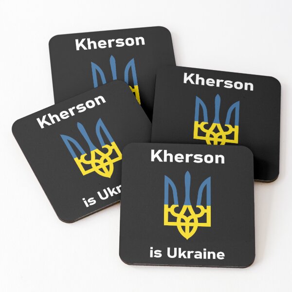 Item preview, Ukrainian Trident Blue Yellow Tryzub - Kherson is Ukraine designed and sold by Aide.