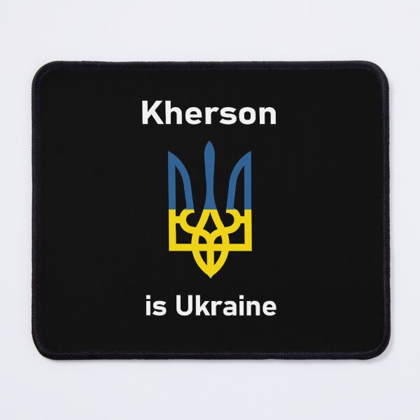 Item preview, Ukrainian Trident Blue Yellow Tryzub - Kherson is Ukraine designed and sold by Aide.