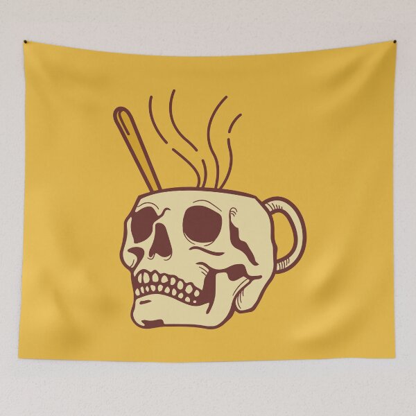 Item preview, Coffee Skull designed and sold by Orangegrph.
