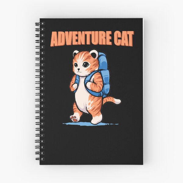 Item preview, Adventure Cat Cartoon designed and sold by Thehouseofolive.