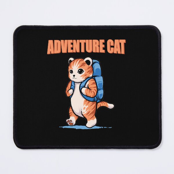 Item preview, Adventure Cat Cartoon designed and sold by Thehouseofolive.
