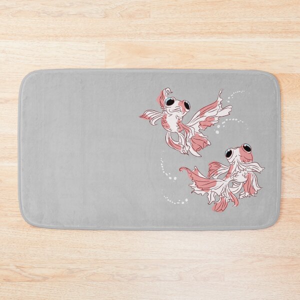 Item preview, pink goldfish black rosa goldfisch schwarz designed and sold by euise.